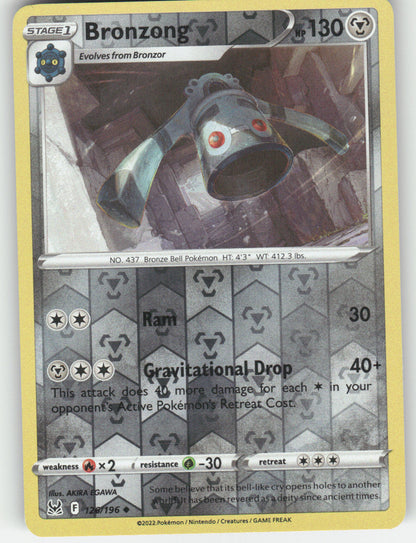 Bronzong Reverse Holo Uncommon SWSH11: Lost Origin 126/196 NM