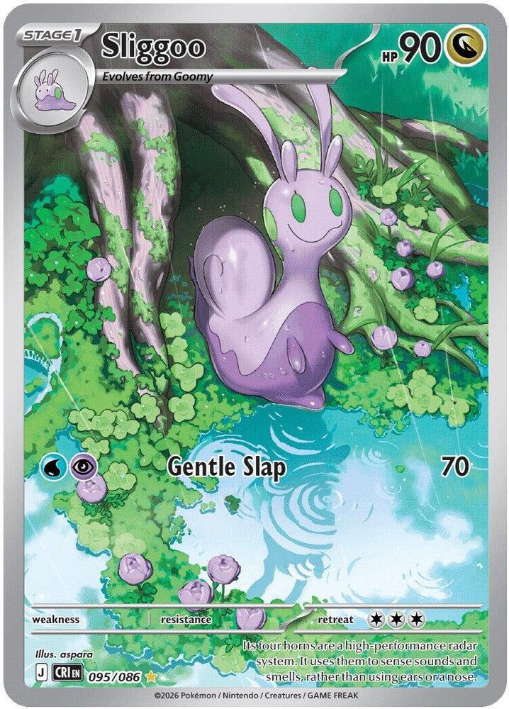 Sliggoo Holo Illustration Rare ME04: Chaos Rising 095/086 NM