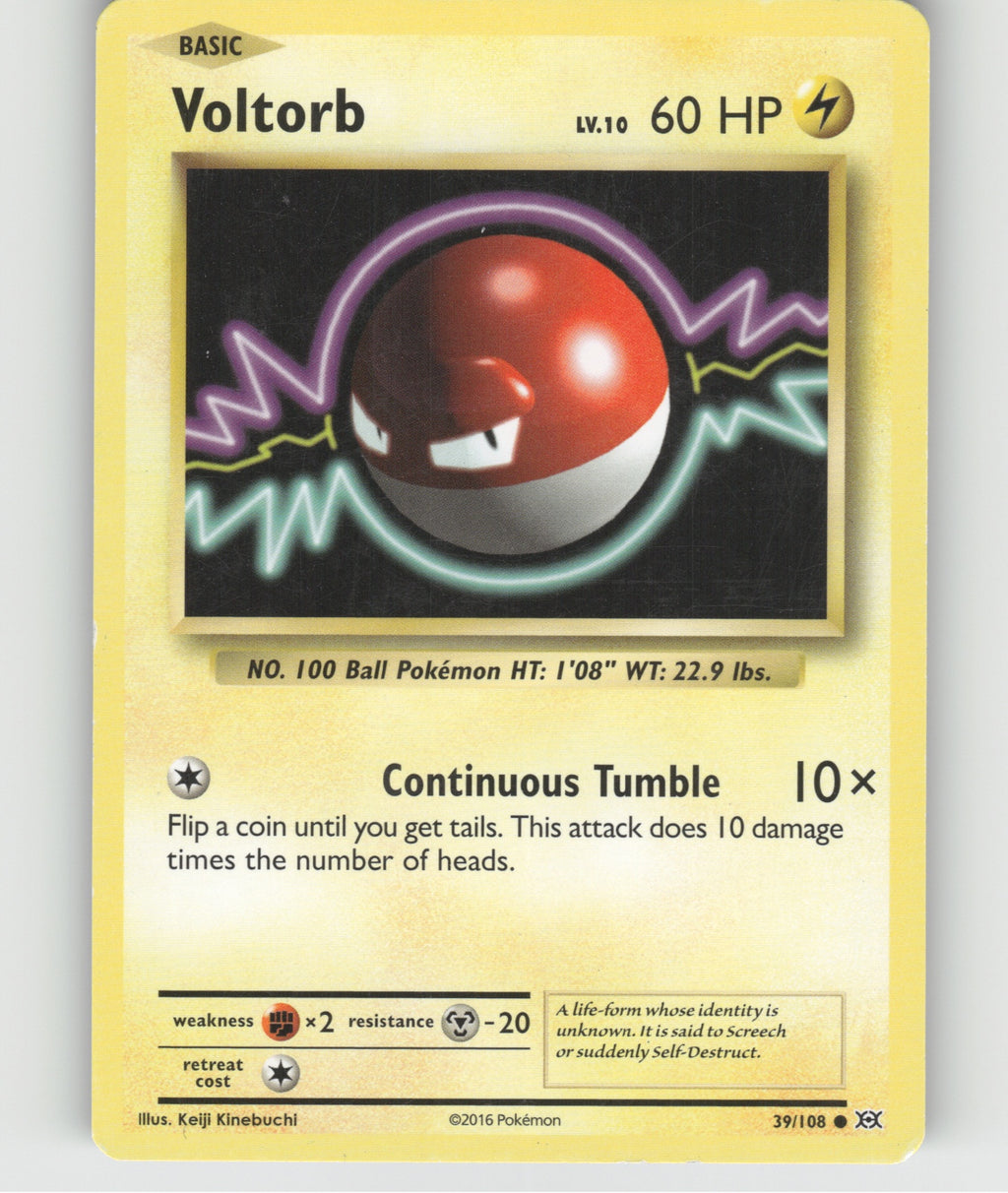 Voltorb Common XY - Evolutions 39/108 NM
