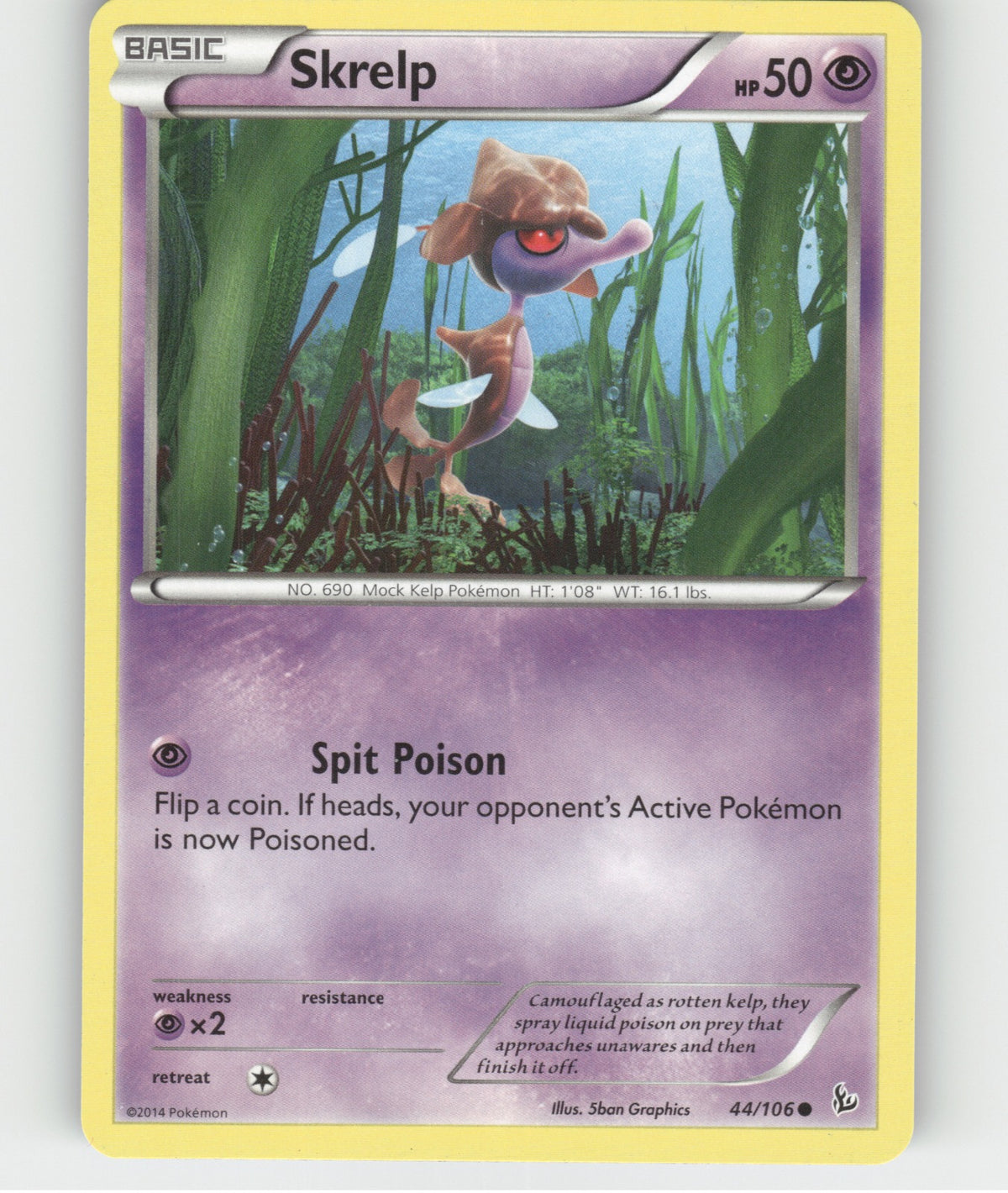 Skrelp Common XY - Flashfire 44/106 NM