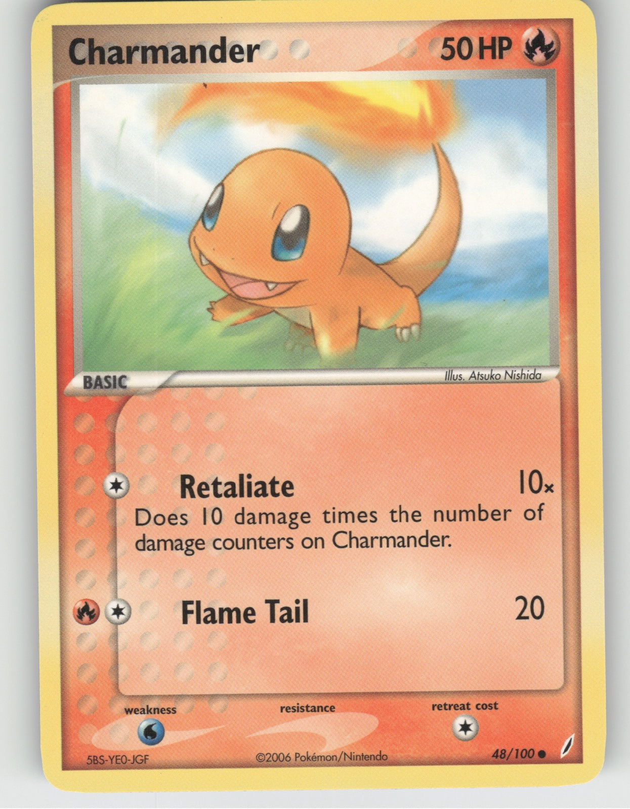 Charmander Common EX Crystal Guardians 48/100 NM