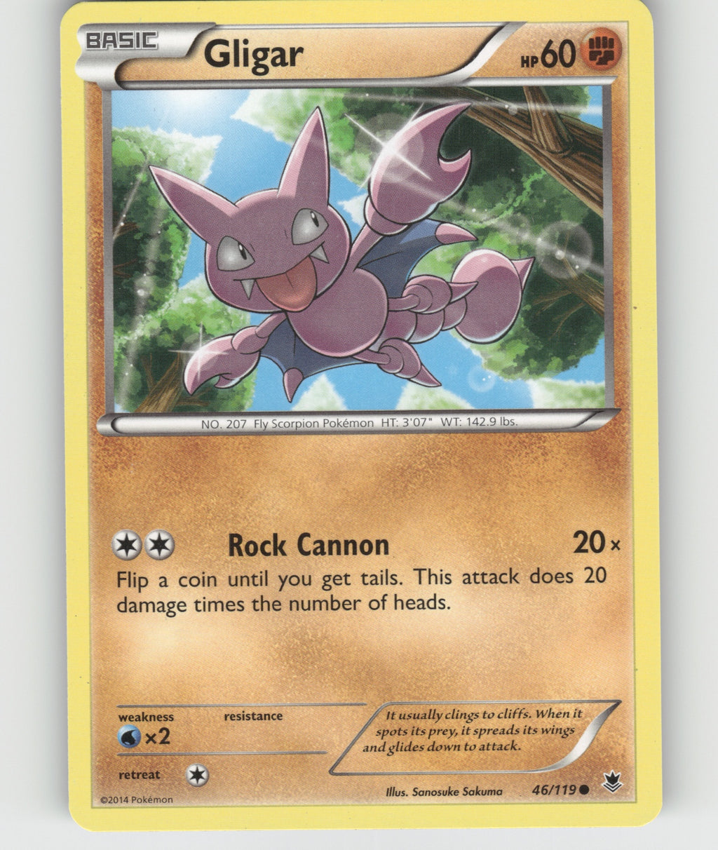 Gligar Common XY - Phantom Forces 46/119 NM