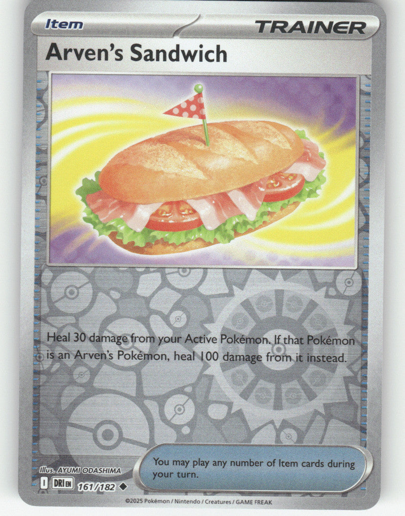 Arven's Sandwich Reverse Holo Uncommon SV10: Destined Rivals 161/182 NM