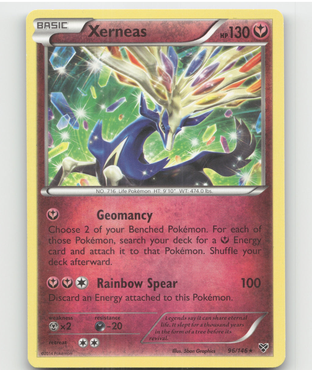 Xerneas Rare XY Base Set 96/146 LP