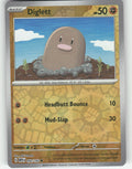 Diglett Reverse Holo Common SV: Scarlet & Violet 151 050/165 NM