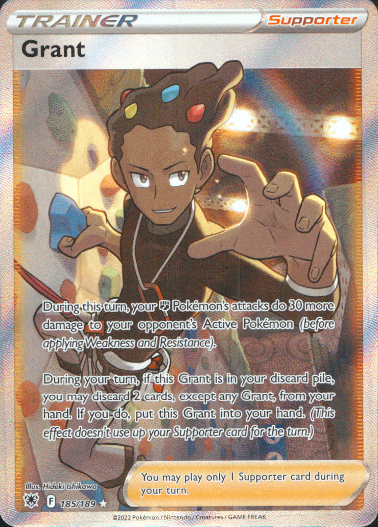 Grant (Full Art) Holo Ultra Rare SWSH10: Astral Radiance 185/189 NM