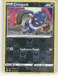 Croagunk Reverse Holo Common SWSH12: Silver Tempest 109/195 NM