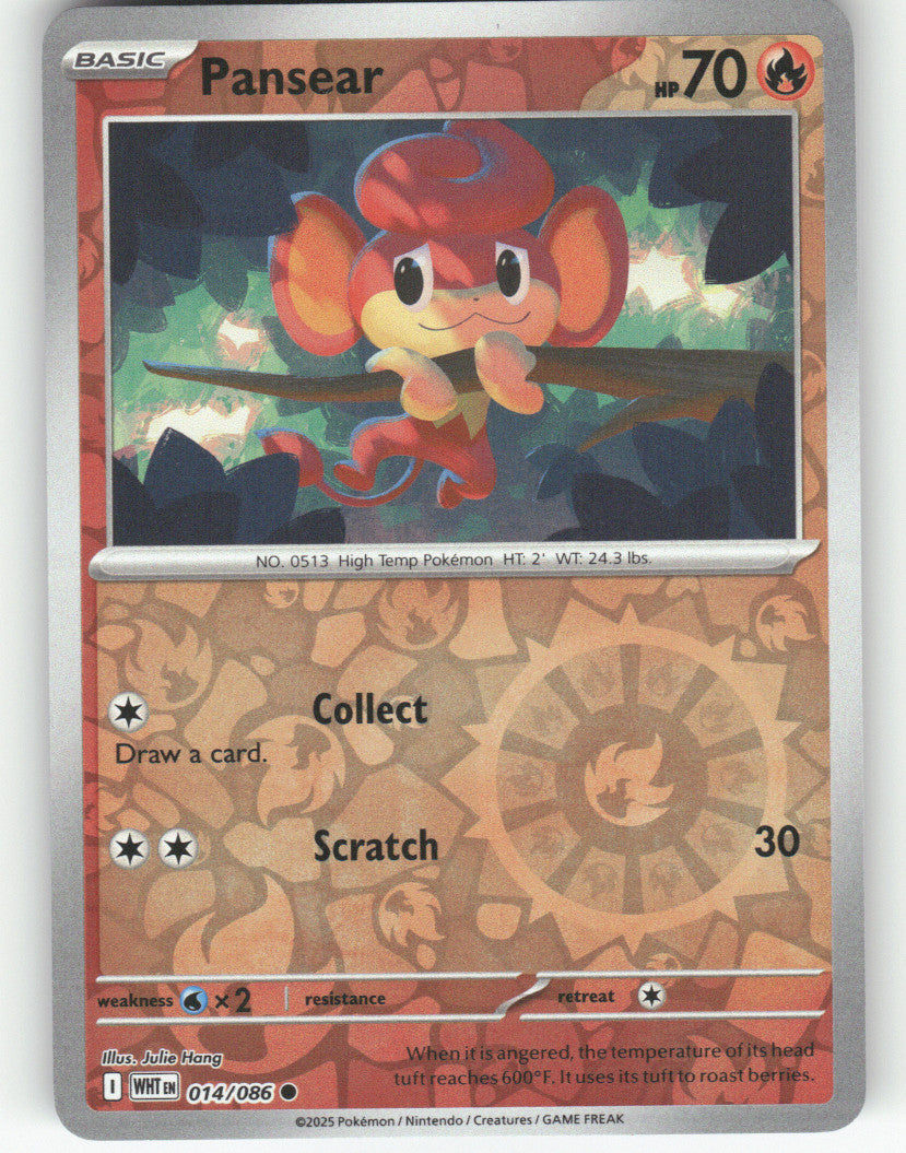 Pansear Reverse Holo Common SV: White Flare 014/086 NM