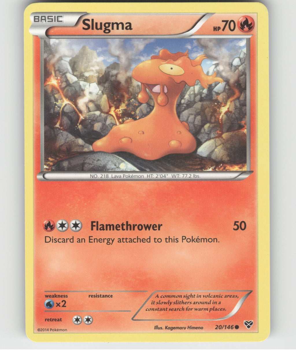 Slugma Common XY Base Set 20/146 LP
