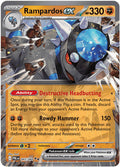 Rampardos ex Holo Double Rare ME05: Pitch Black 045/084 NM