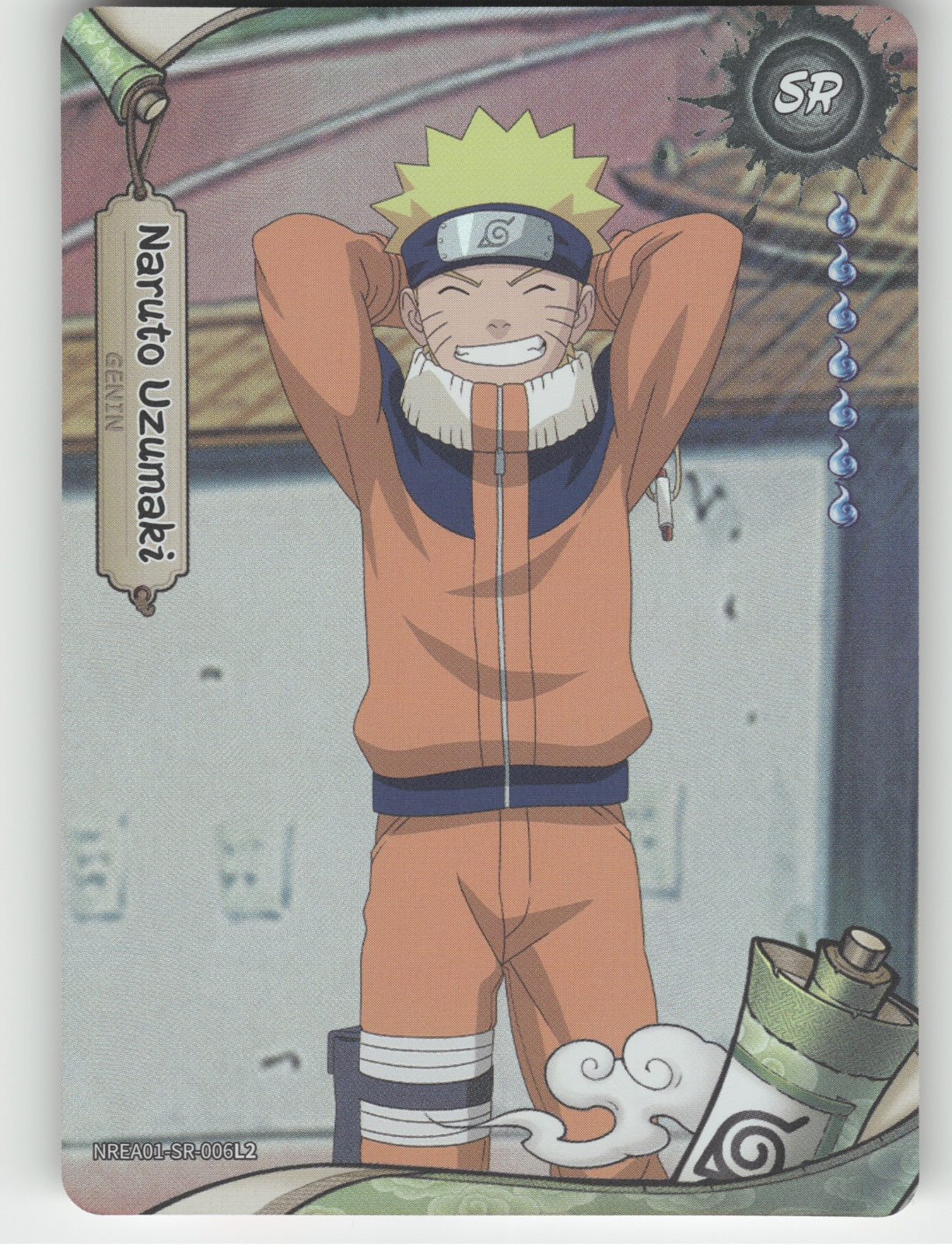 Naruto Uzumaki Base SR Earth Scroll Series 1 006L2 NM front