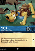 Pluto - Mickey's Clever Friend Cold Foil Common Into the Inklands 152/204 NM