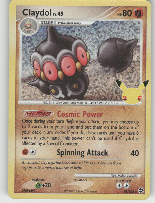 Claydol Holo Classic Collection Celebrations: Classic Collection 15/106 LP