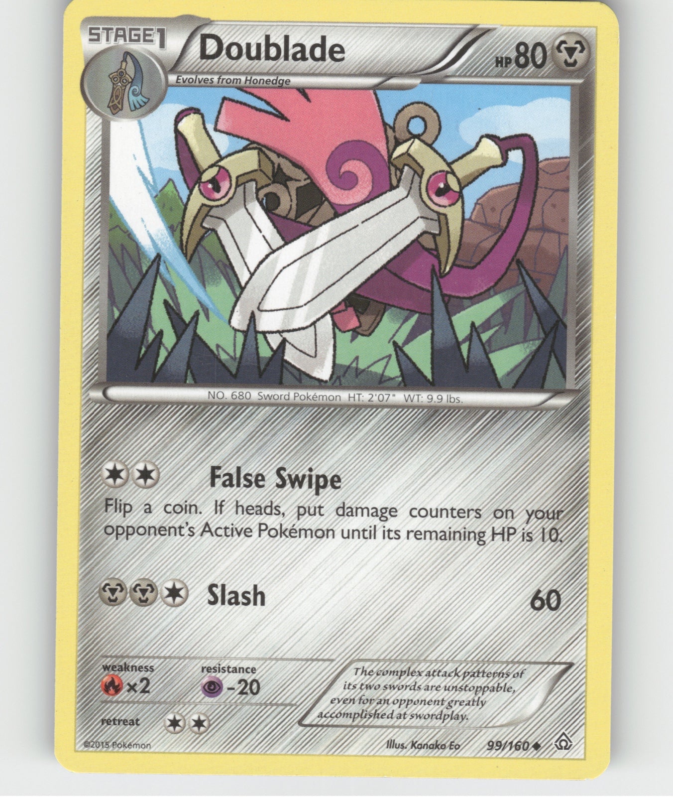 Doublade Uncommon XY - Primal Clash 99/160 NM