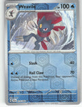Weavile Reverse Holo Uncommon SV: Shrouded Fable 014/064 NM