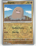 Diglett Reverse Holo Common SV: Scarlet & Violet 151 050/165 NM