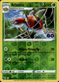 Ariados Reverse Holo Uncommon Pokemon GO 007/078 NM