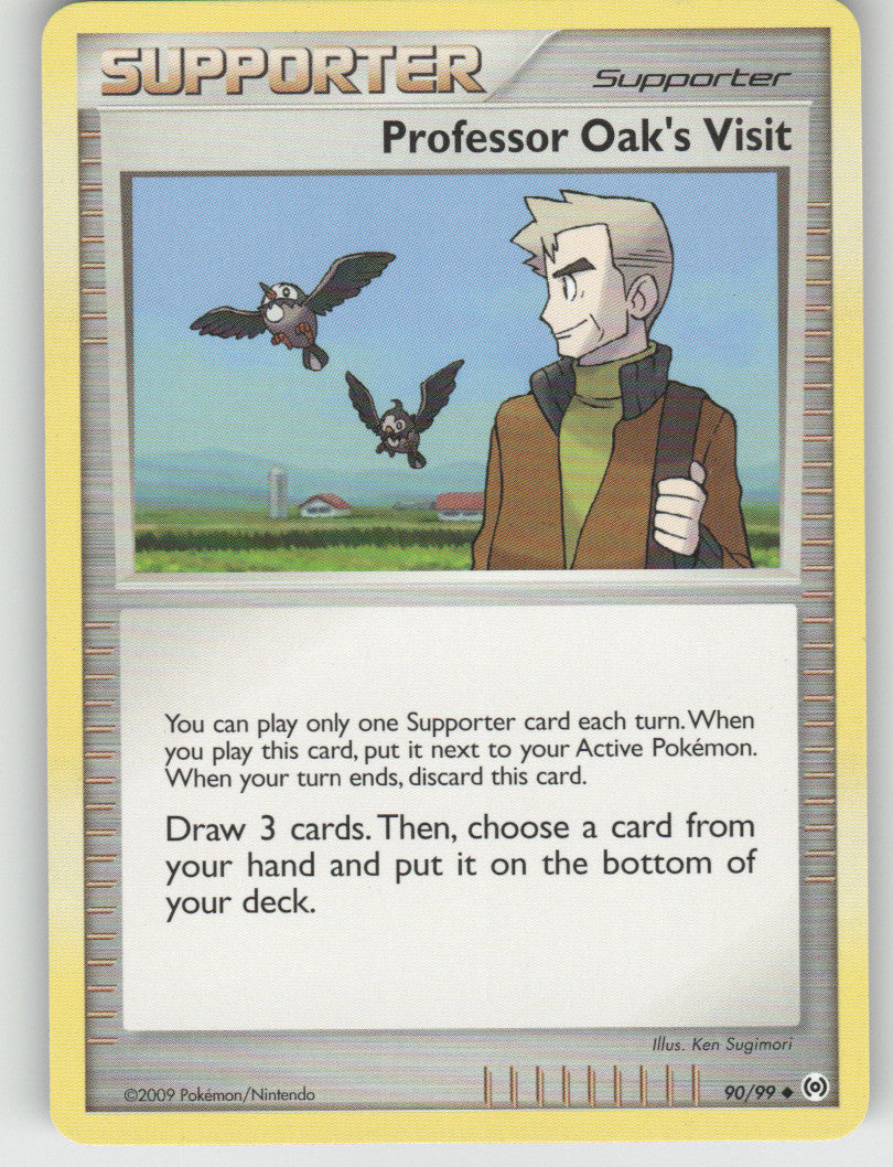 Professor Oak's Visit Uncommon Arceus 90/99 NM