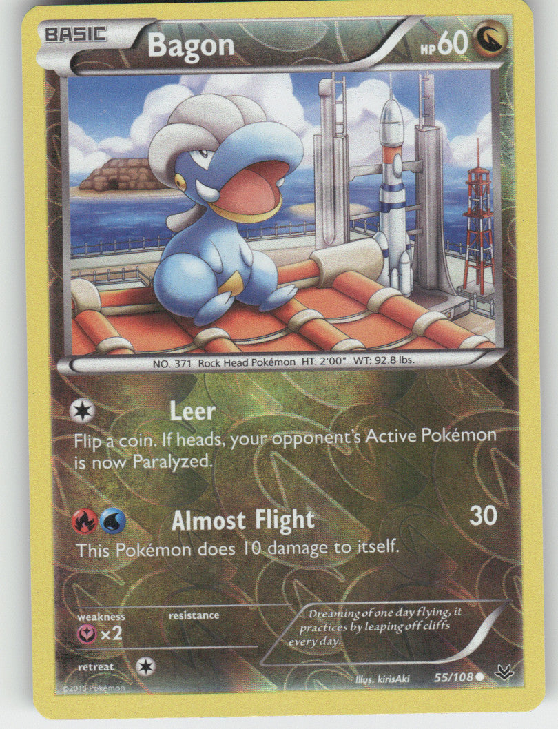 Bagon (55) Reverse Holo Common XY - Roaring Skies 55/108 NM