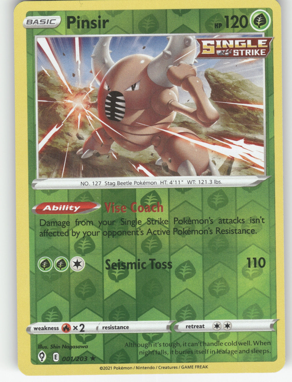 Entei Reverse Holo Holo Rare SWSH07: Evolving Skies 019/203 NM