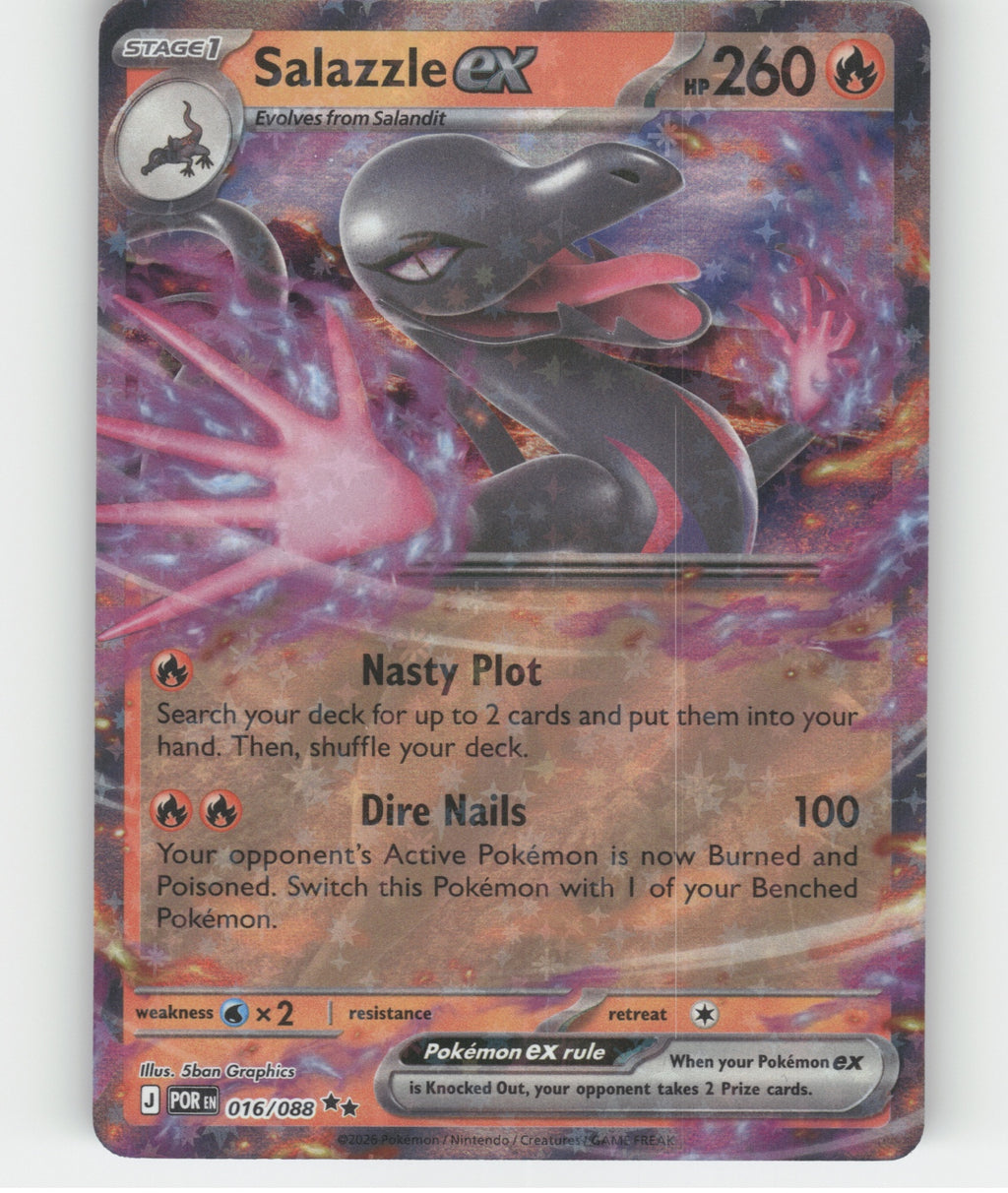 Salazzle ex Holo Double Rare ME03: Perfect Order 016/088 NM