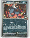 Team Rocket's Sneasel Reverse Holo Rare SV10: Destined Rivals 128/182 NM