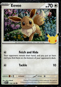 Eevee Holo Common ME: 30th Celebration 118/128 NM