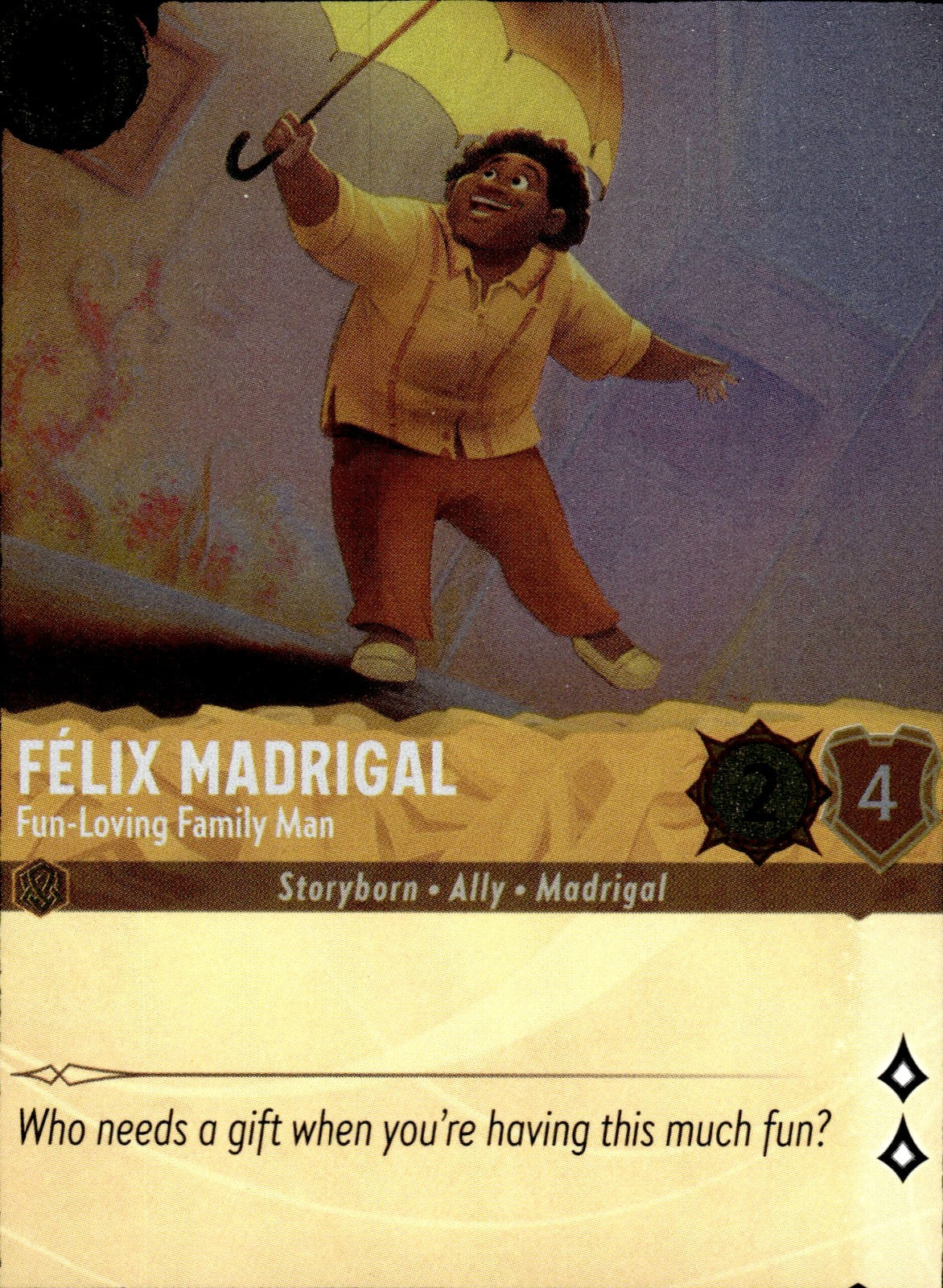 Felix Madrigal - Fun-Loving Family Man Cold Foil Ursula's Return 9/204 NM