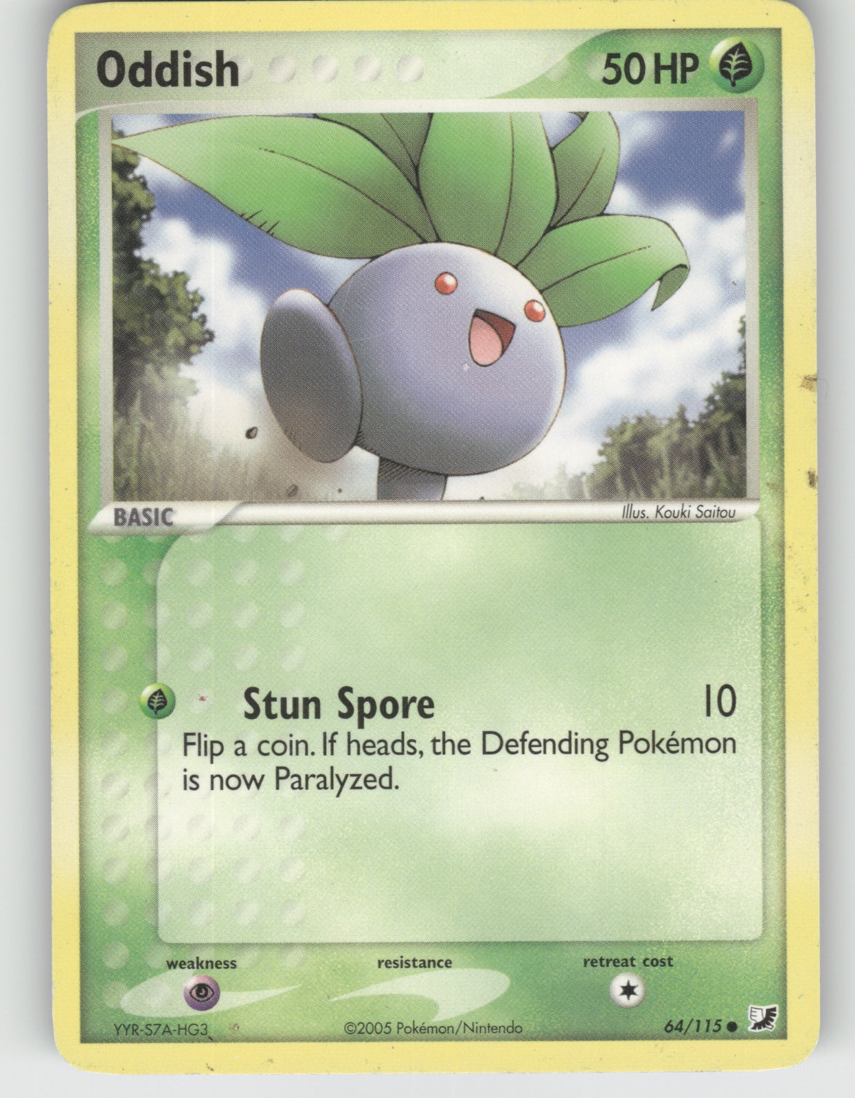 Oddish Common EX Unseen Forces 64/115 NM