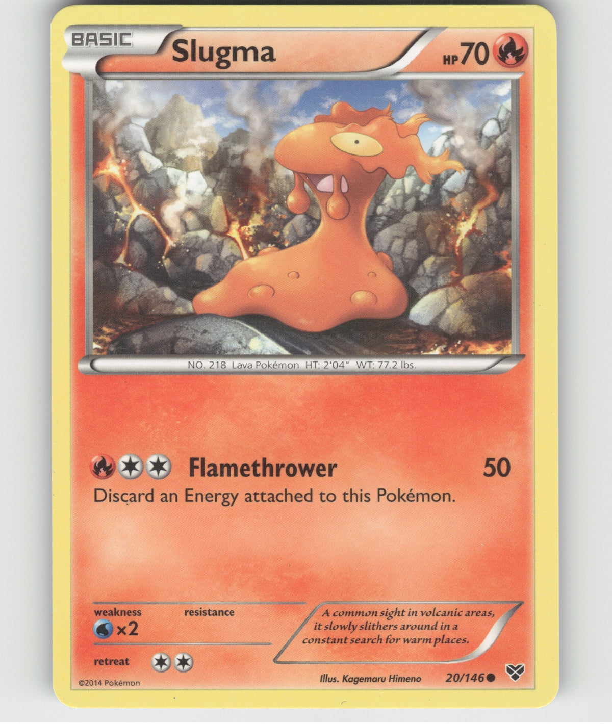 Slugma Common XY Base Set 20/146 LP