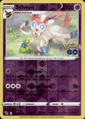 Sylveon Reverse Holo Holo Rare Pokemon GO 035/078 NM