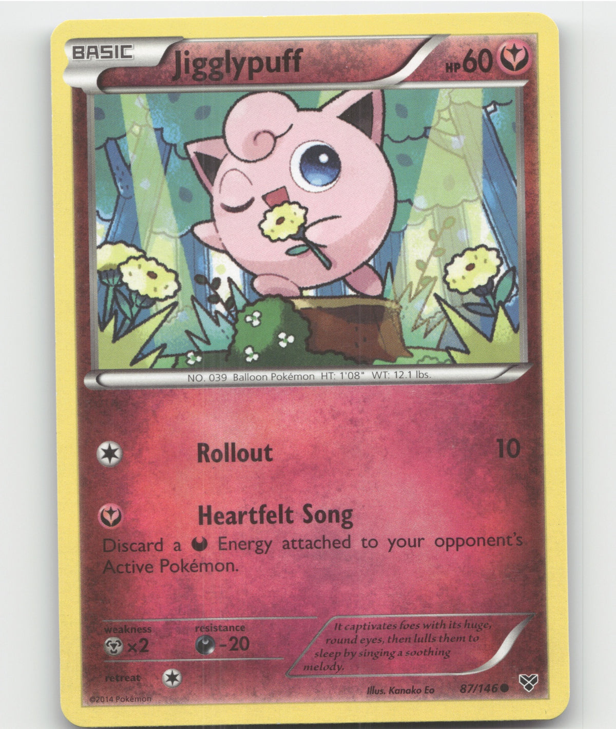 Jigglypuff (87) Common XY Base Set 87/146 LP