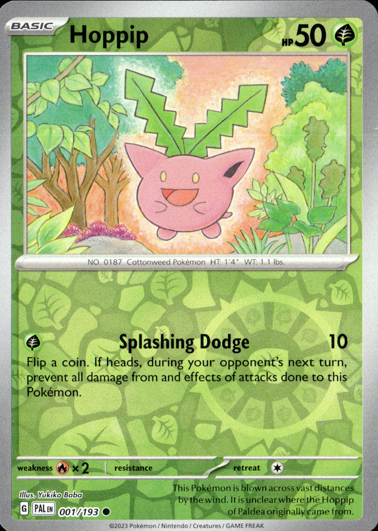 Hoppip Reverse Holo Common SV02: Paldea Evolved 001/193 NM