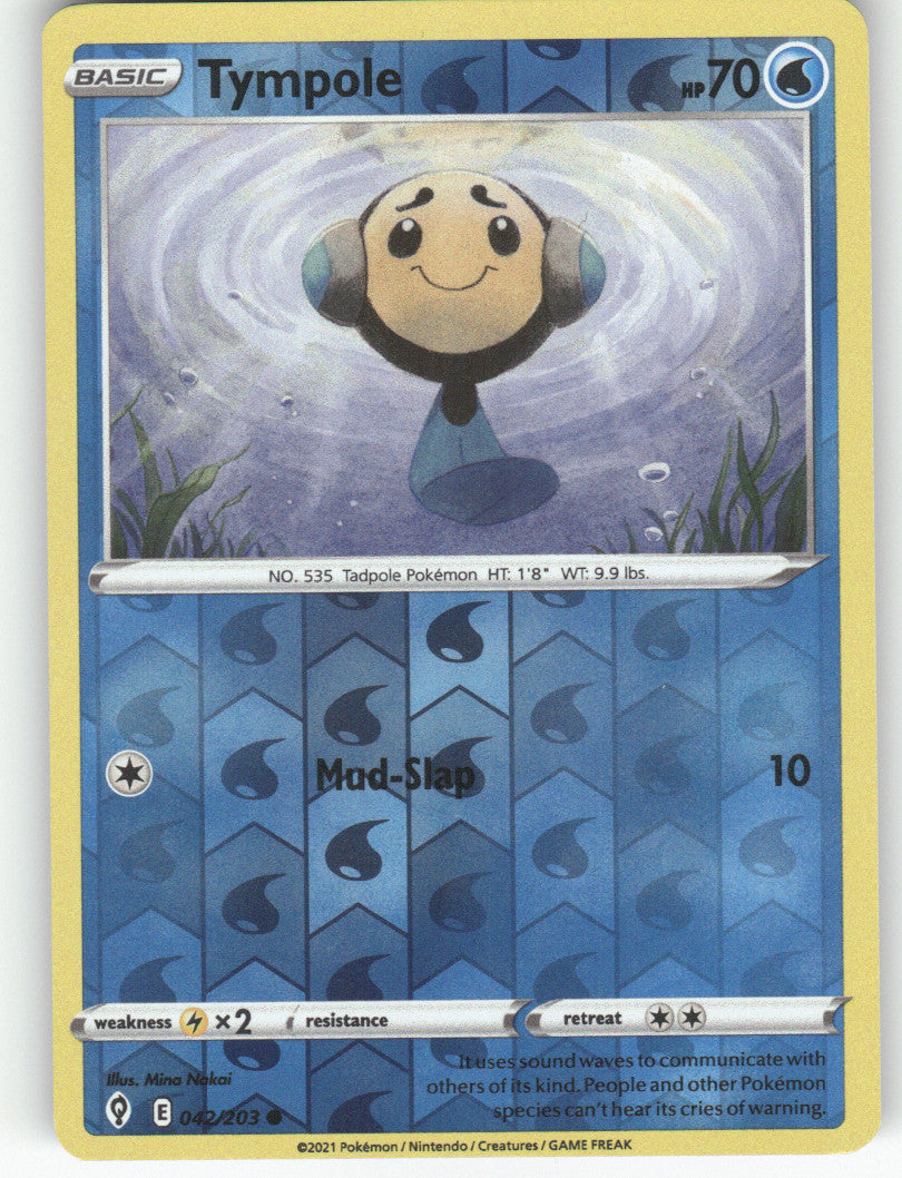 Tympole Reverse Holo Common SWSH07: Evolving Skies 042/203 NM