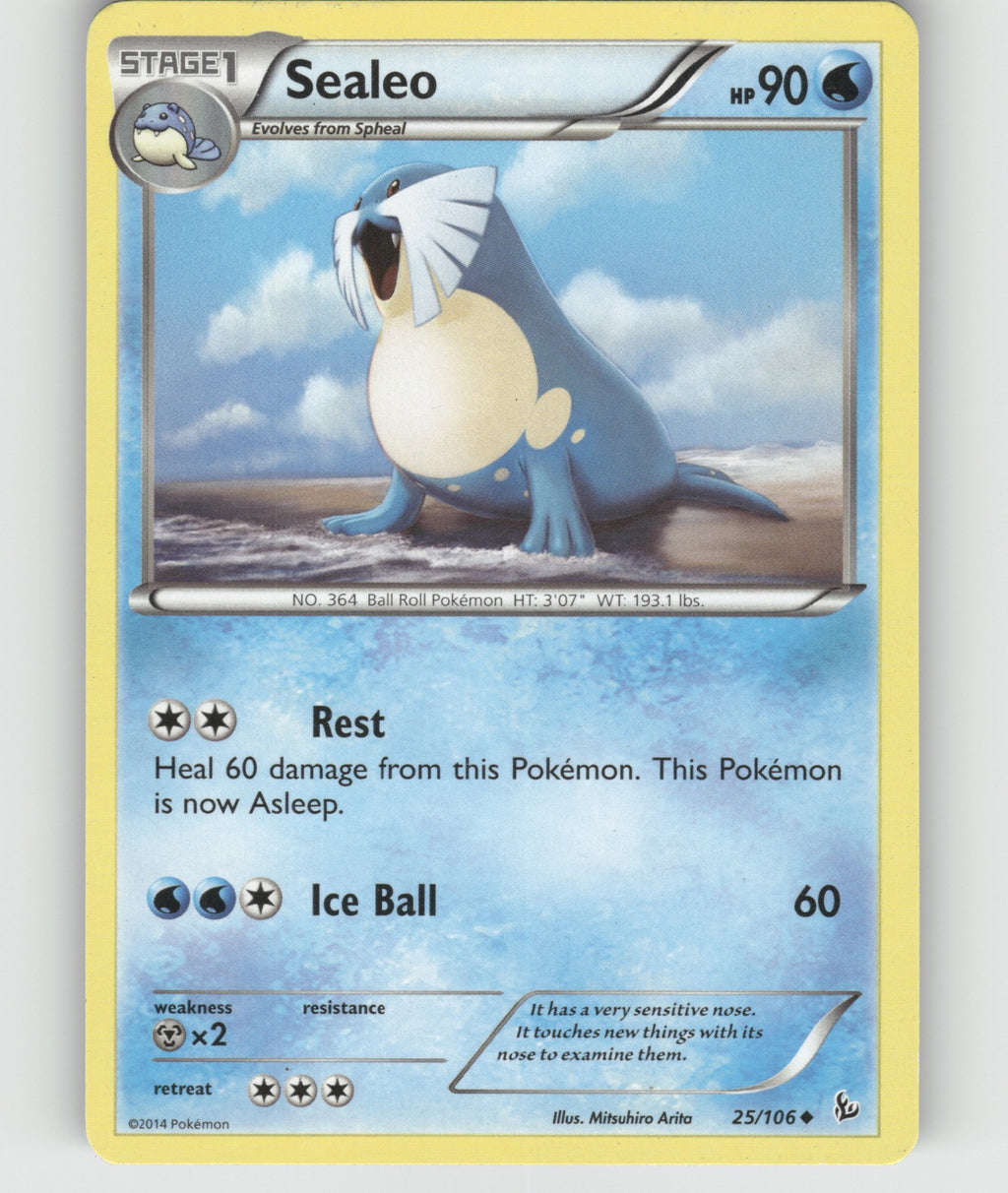 Sealeo Uncommon XY - Flashfire 25/106 NM