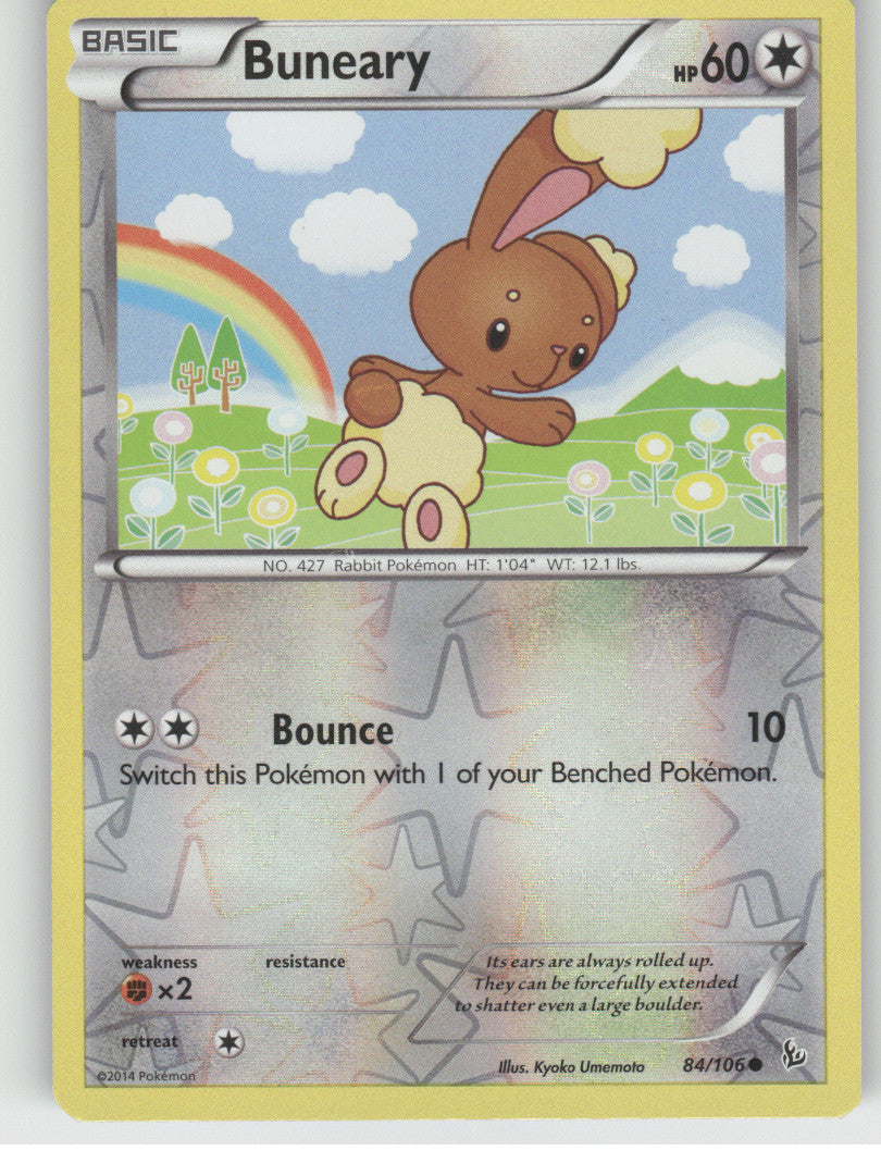 Buneary Reverse Holo Common XY - Flashfire 84/106 NM