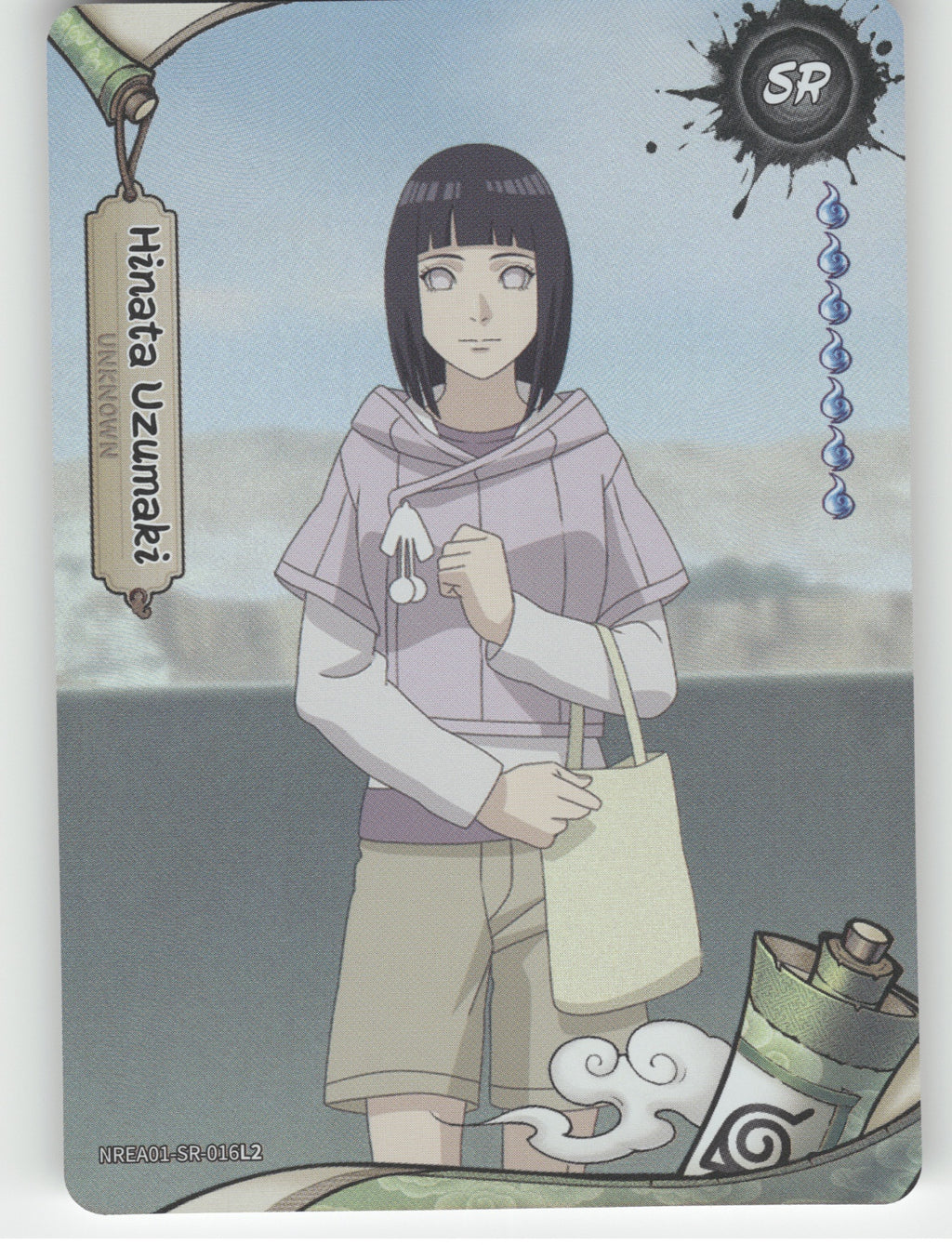 Hinata Uzumaki Base SR Earth Scroll Series 1 016L2 NM front
