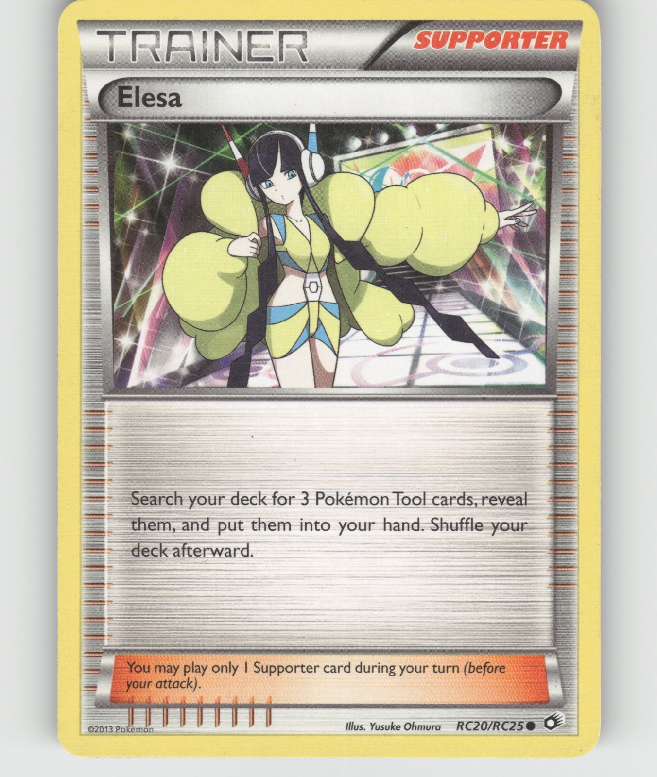 Elesa Holo Common Legendary Treasures: Radiant Collection RC20/RC25 NM