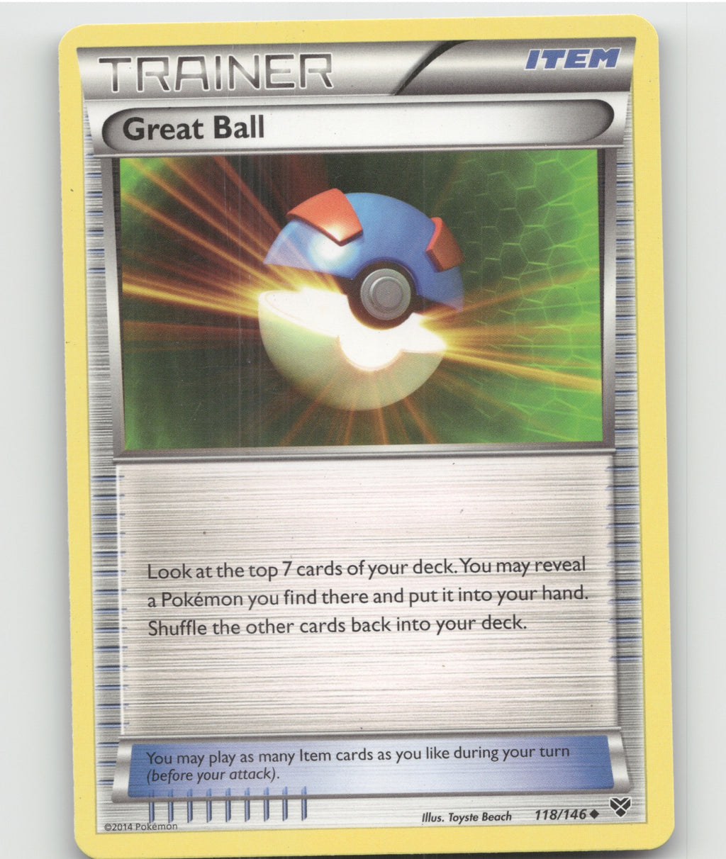 Great Ball Uncommon XY Base Set 118/146 LP