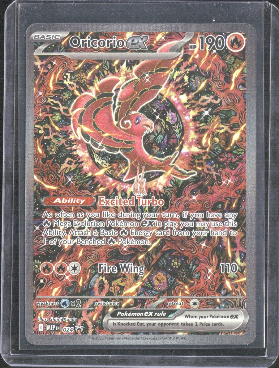 Oricorio ex Holo Promo ME: Mega Evolution Promo 024 NM