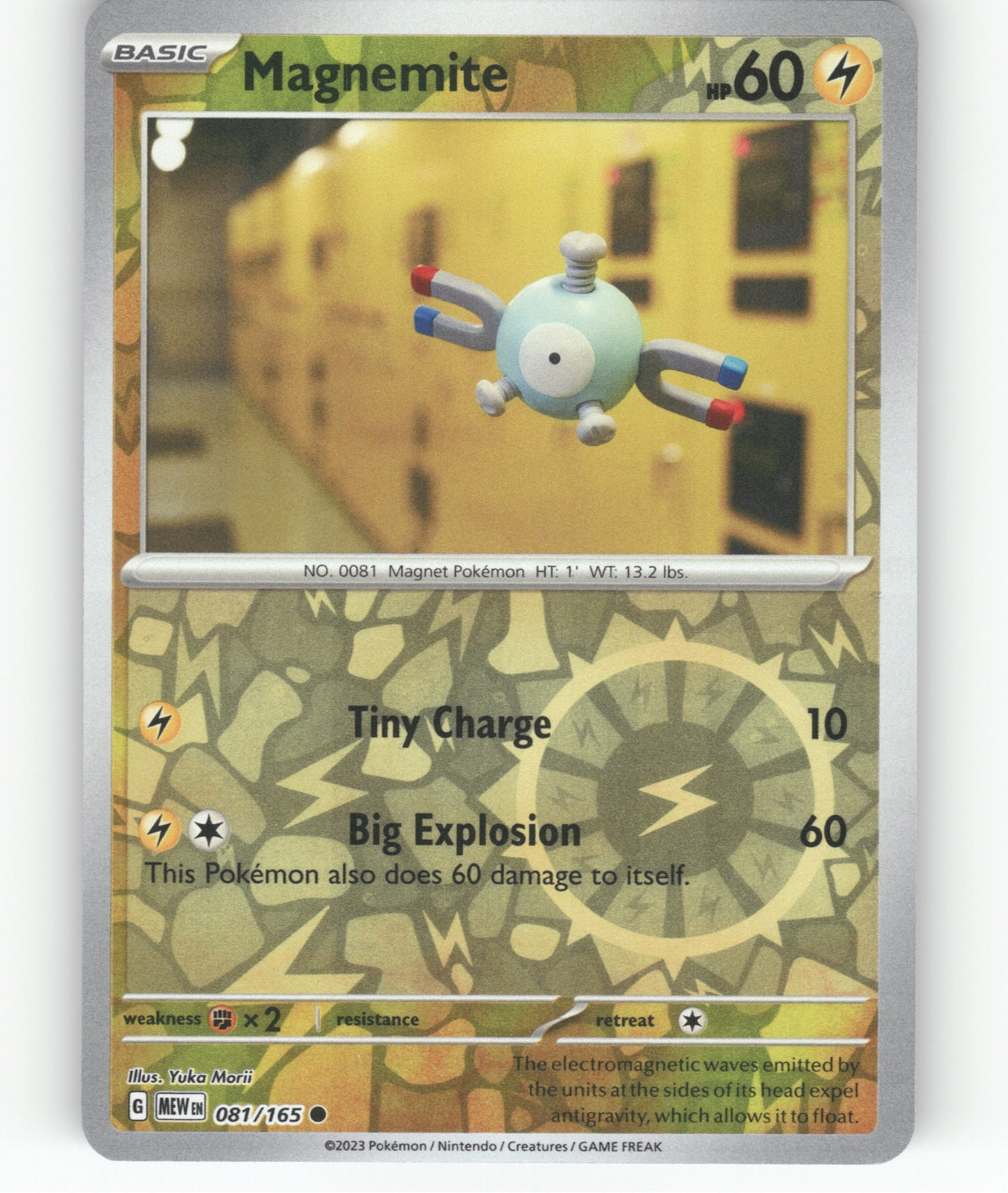 Magnemite Reverse Holo Common SV: Scarlet & Violet 151 081/165 NM