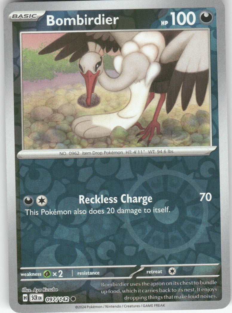 Bombirdier Reverse Holo Common SV07: Stellar Crown 097/142 NM