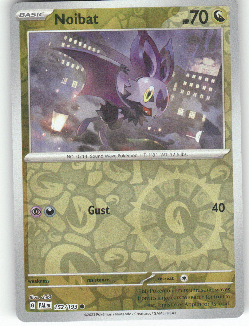 Noibat Reverse Holo Common SV02: Paldea Evolved 152/193 NM