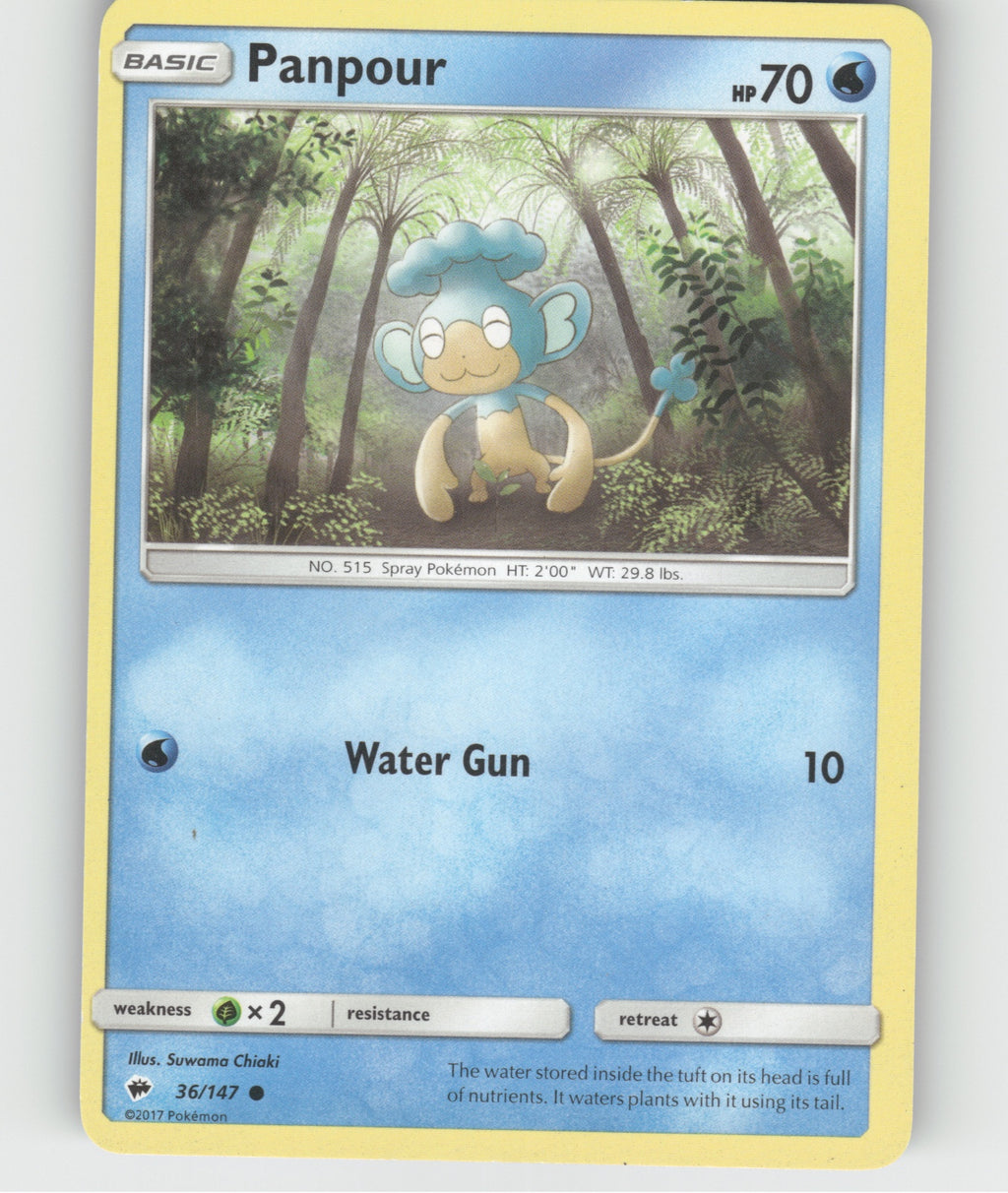 Panpour Common SM - Burning Shadows 36/147 NM