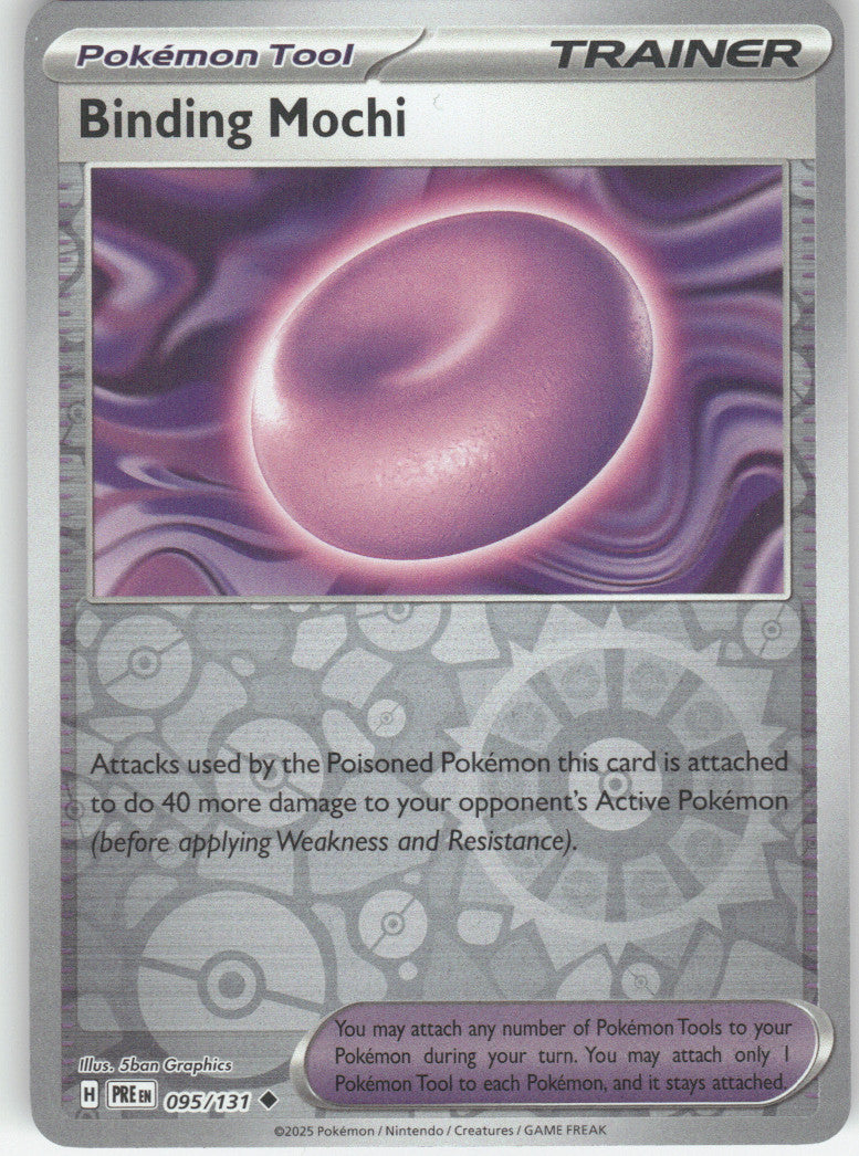 Binding Mochi Reverse Holo Uncommon SV: Prismatic Evolutions 095/131 NM