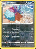 Toxapex Reverse Holo Uncommon SWSH12: Silver Tempest 115/195 NM