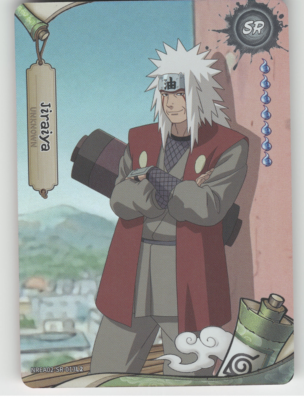 Jiraiya Base SR Earth Scroll Series 2 013L2 NM front