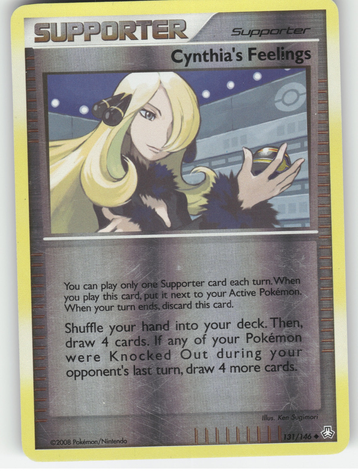 Cynthia's Feelings Reverse Holo Uncommon Legends Awakened 131/146 NM