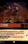 Li Shang - Valorous General Cold Foil Uncommon Ursula's Return 112/204 NM