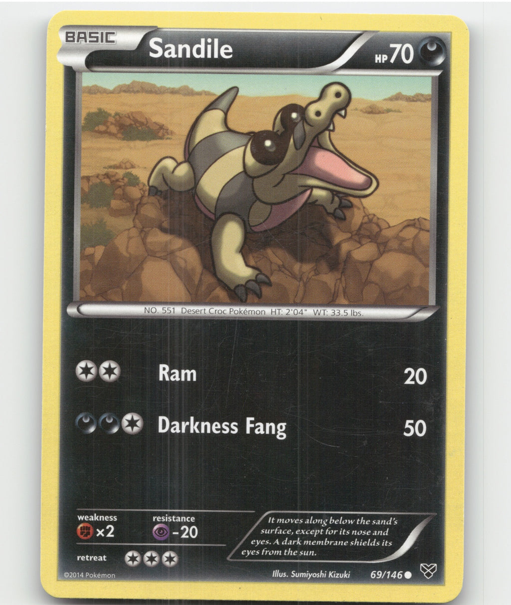 Sandile Common XY Base Set 69/146 LP